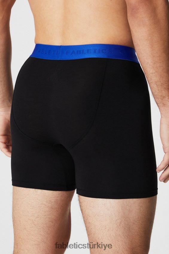 tr Fabletics erkekler 24-7 boksör külotu 194 siyah/celeste 40R06B3749