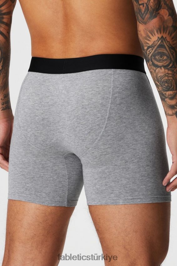 tr Fabletics erkekler 24-7 boksör külotu 197 klasik gri melanj 40R06B3763