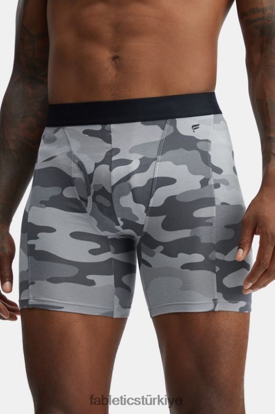 tr Fabletics erkekler 24-7 boksör külotu 199 gölge gri soluk kamuflaj 40R06B3772