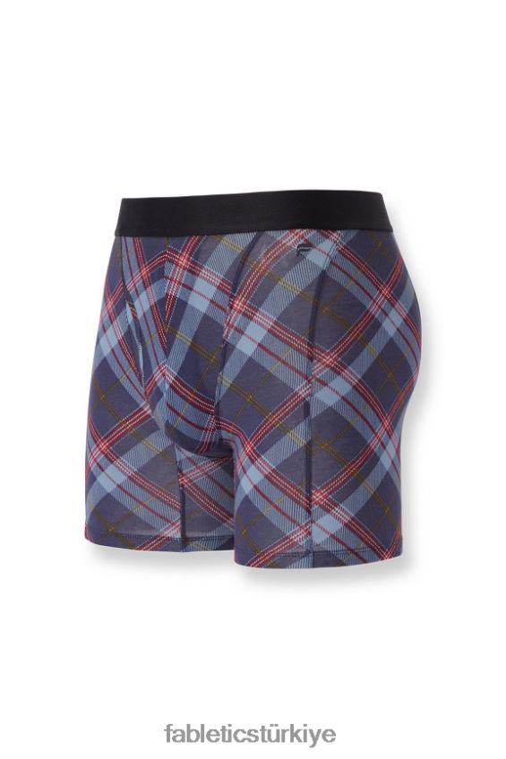 tr Fabletics erkekler 24-7 boksör külotu 199 klasik lacivert tartan 40R06B3771