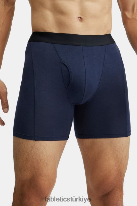 tr Fabletics erkekler 24-7 boksör külotu 200 klasik donanma 40R06B3778