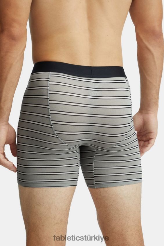 tr Fabletics erkekler 24-7 boksör külotu 201 gölge gri gölge şerit 40R06B3784