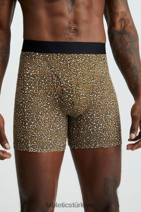 tr Fabletics erkekler 24-7 boksör külotu 201 koyu bronz leopar lekesi 40R06B3783
