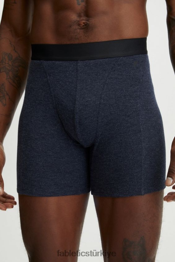 tr Fabletics erkekler restoreknit nervürlü boxer külot klasik donanma 40R06B3785