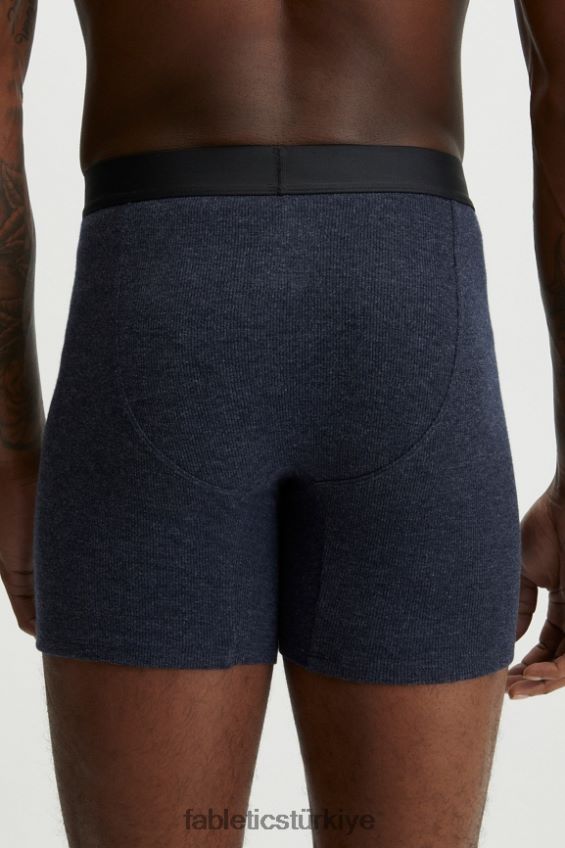 tr Fabletics erkekler restoreknit nervürlü boxer külot klasik donanma 40R06B3785