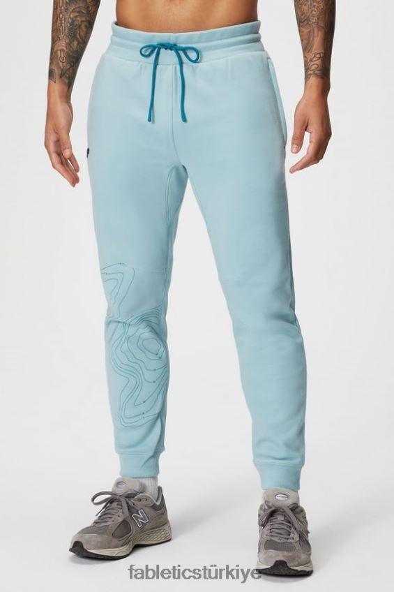 tr Fabletics erkekler koşucu açık mavi 40R06B3091