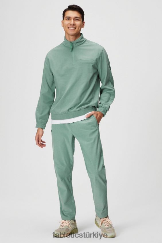 tr Fabletics erkekler kulüp kordon pantolon gri kekik 40R06B3089