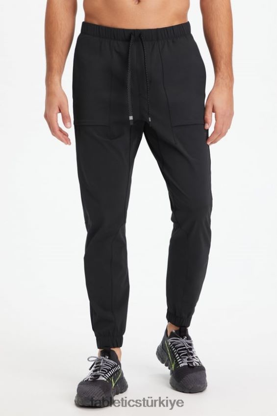 tr Fabletics erkekler tek koşucu siyah 40R06B3052