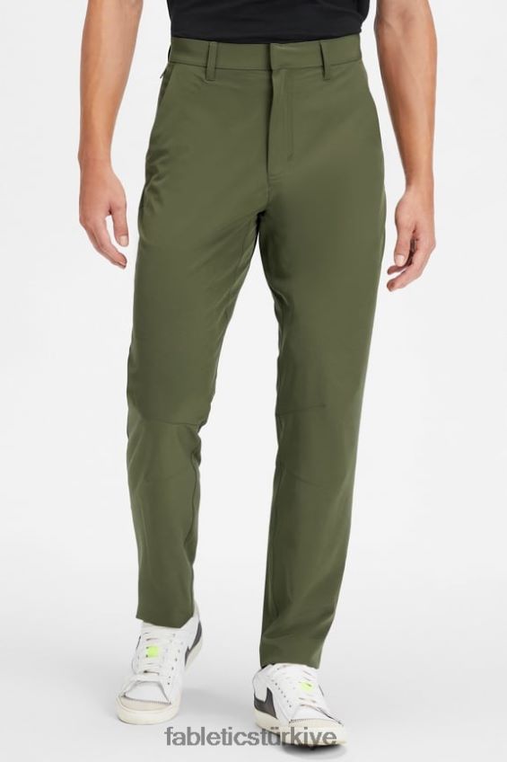 tr Fabletics erkekler tek pantolon (klasik kesim) koyu yosun 40R06B3043