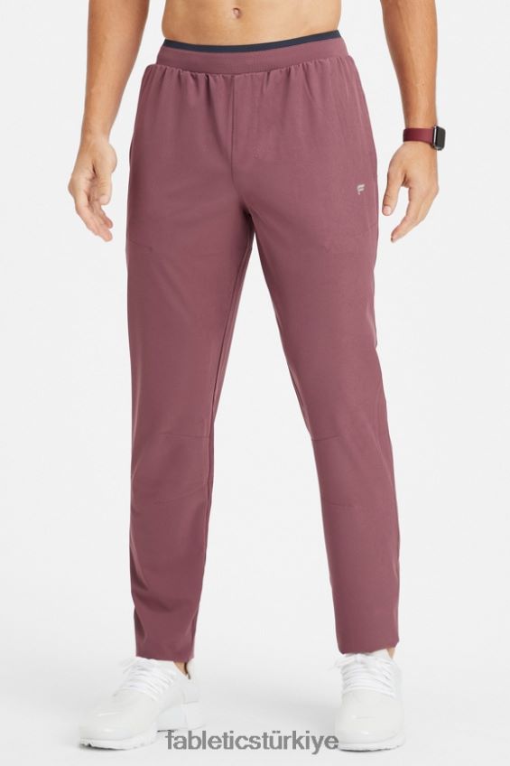 tr Fabletics erkekler temel pantolon kırmızı duman 40R06B3073