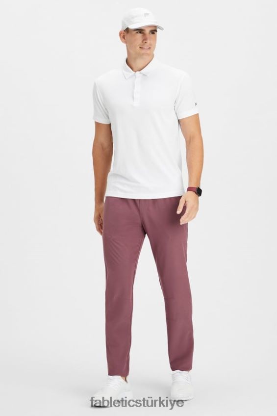 tr Fabletics erkekler temel pantolon kırmızı duman 40R06B3073
