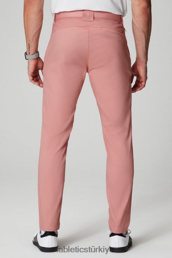 tr Fabletics erkekler yüksek yan chino (dar kesim) pembe kayrak 40R06B3055
