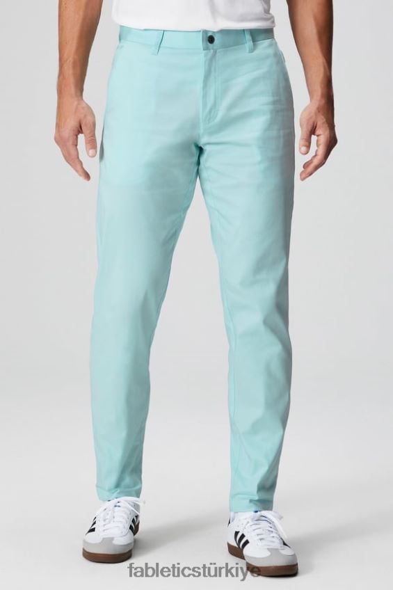 tr Fabletics erkekler yüksek yan chino (dar kesim) İskandinav mavisi 40R06B3058