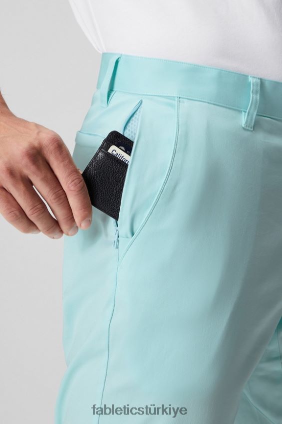 tr Fabletics erkekler yüksek yan chino (dar kesim) İskandinav mavisi 40R06B3058