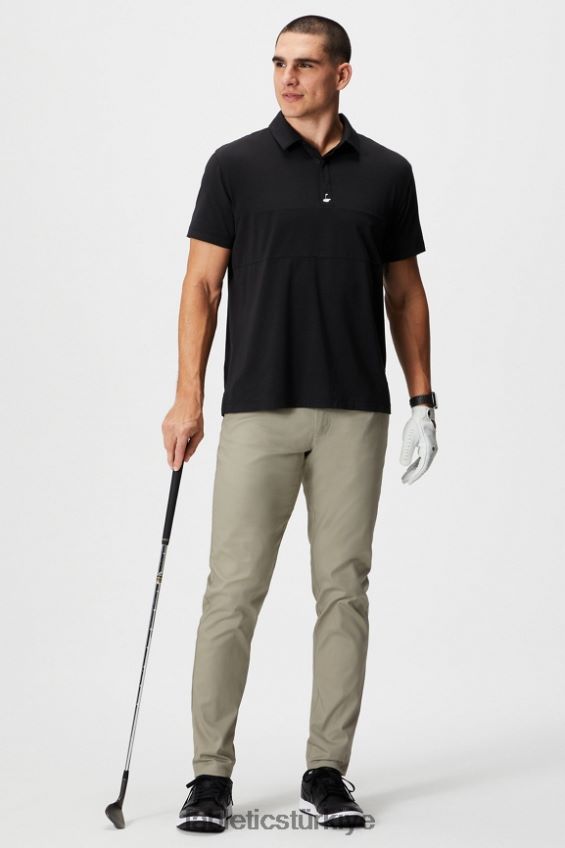 tr Fabletics erkekler yüksek yan chino (dar kesim) taze boz kahverengi 40R06B3057