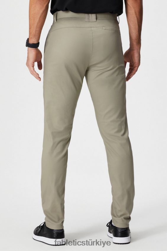 tr Fabletics erkekler yüksek yan chino (dar kesim) taze boz kahverengi 40R06B3057