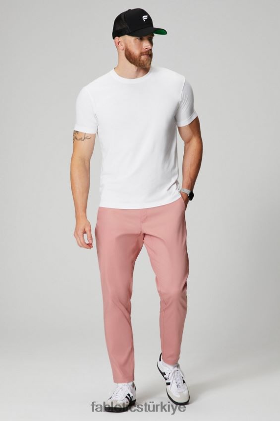 tr Fabletics erkekler yüksek yan chino (klasik kesim) pembe kayrak 40R06B3061