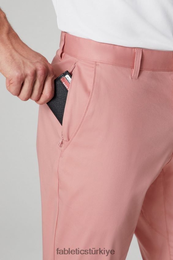 tr Fabletics erkekler yüksek yan chino (klasik kesim) pembe kayrak 40R06B3061