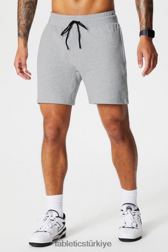tr Fabletics erkekler hafif go-short klasik gri melanj 40R06B3284