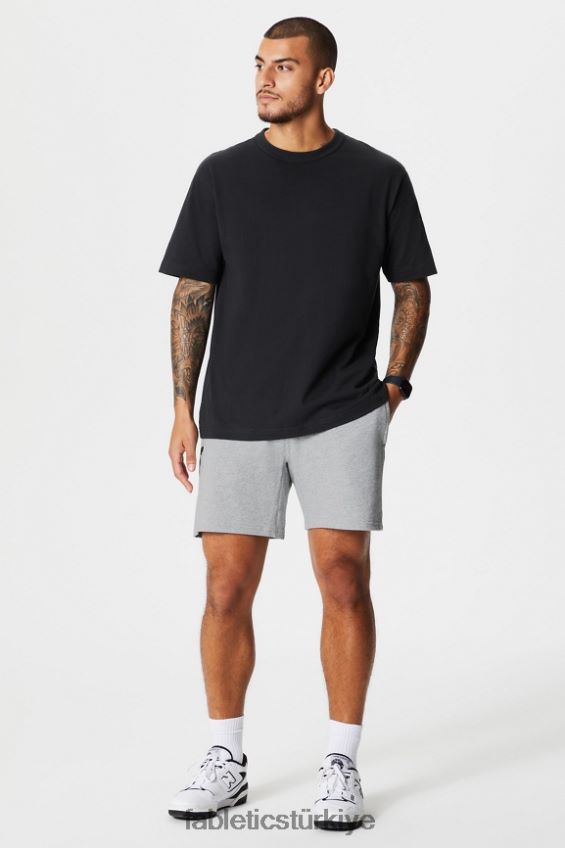 tr Fabletics erkekler hafif go-short klasik gri melanj 40R06B3284