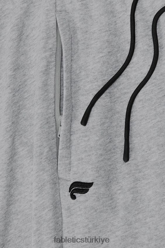 tr Fabletics erkekler hafif go-short klasik gri melanj 40R06B3284