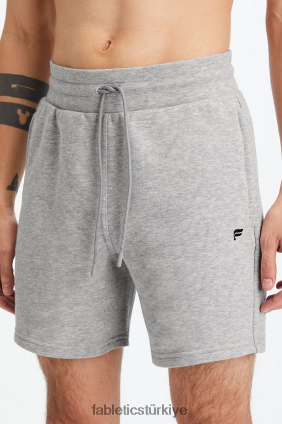tr Fabletics erkekler hafif go-short orta gri htr 40R06B3287