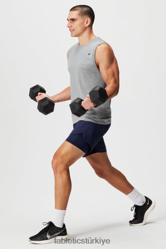 tr Fabletics erkekler kısa (astarlı) 140 derin donanma 40R06B3172