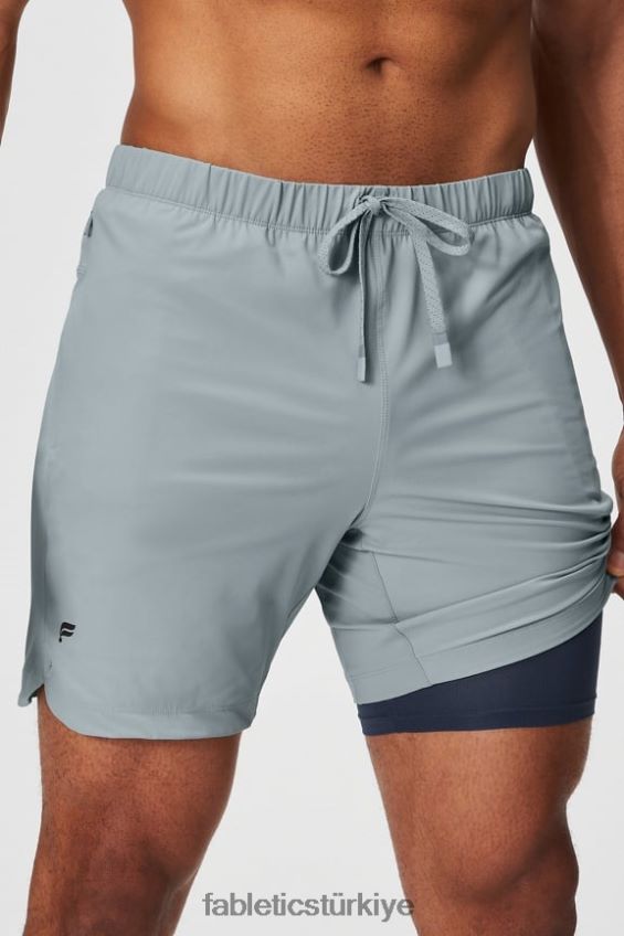 tr Fabletics erkekler kısa (astarlı) 140 gölge grisi 40R06B3173