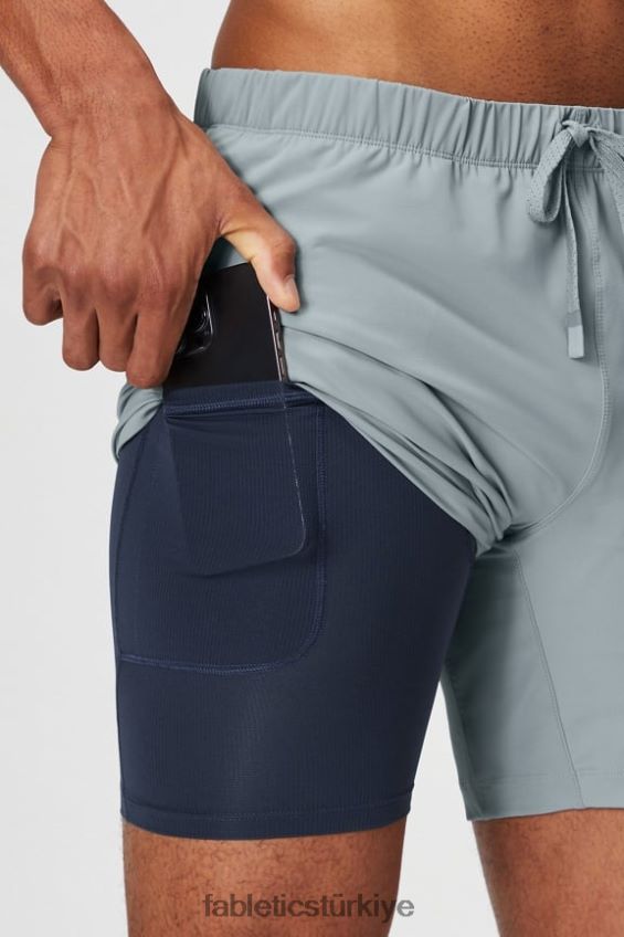 tr Fabletics erkekler kısa (astarlı) 140 gölge grisi 40R06B3173