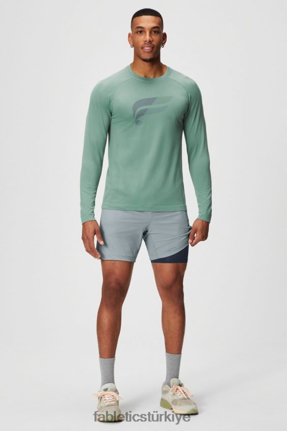 tr Fabletics erkekler kısa (astarlı) 140 gölge grisi 40R06B3173