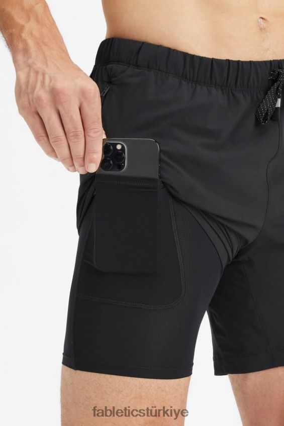 tr Fabletics erkekler kısa (astarlı) 140 siyah 40R06B3174