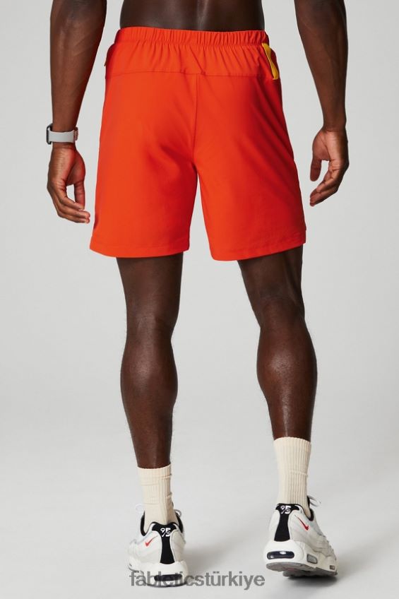 tr Fabletics erkekler kısa (astarlı) 140 yadigarı domates 40R06B3176