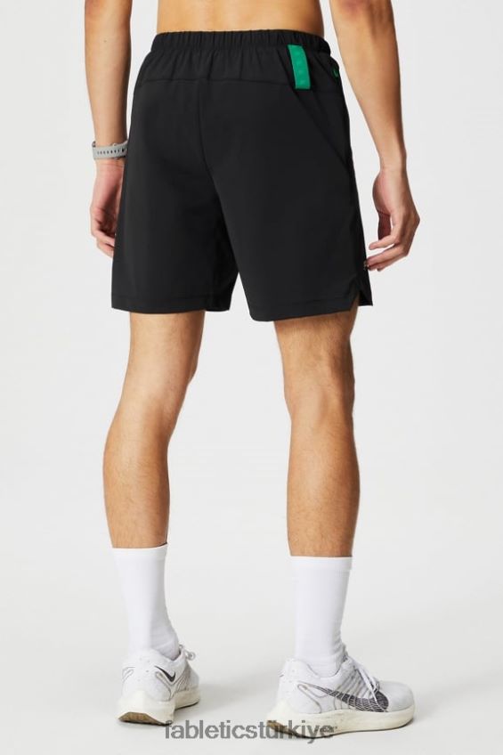 tr Fabletics erkekler kısa (çizgili) 141 siyah/çim yeşili 40R06B3181