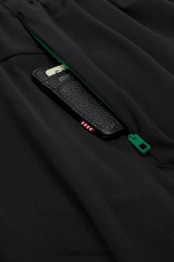 tr Fabletics erkekler kısa (çizgili) 141 siyah/çim yeşili 40R06B3181