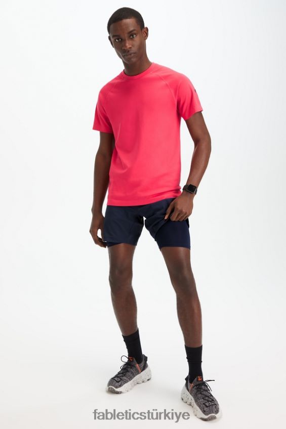 tr Fabletics erkekler kısa (çizgili) 143 klasik donanma 40R06B3190