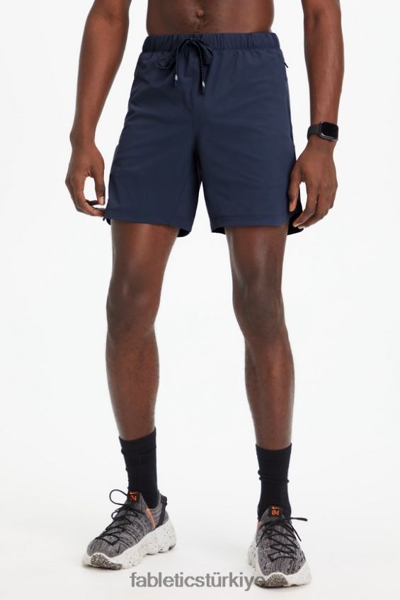 tr Fabletics erkekler kısa (çizgili) 143 klasik donanma 40R06B3190