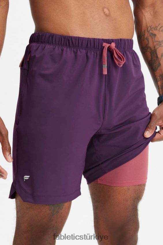 tr Fabletics erkekler kısa (çizgili) 143 sıcak şarap 40R06B3189