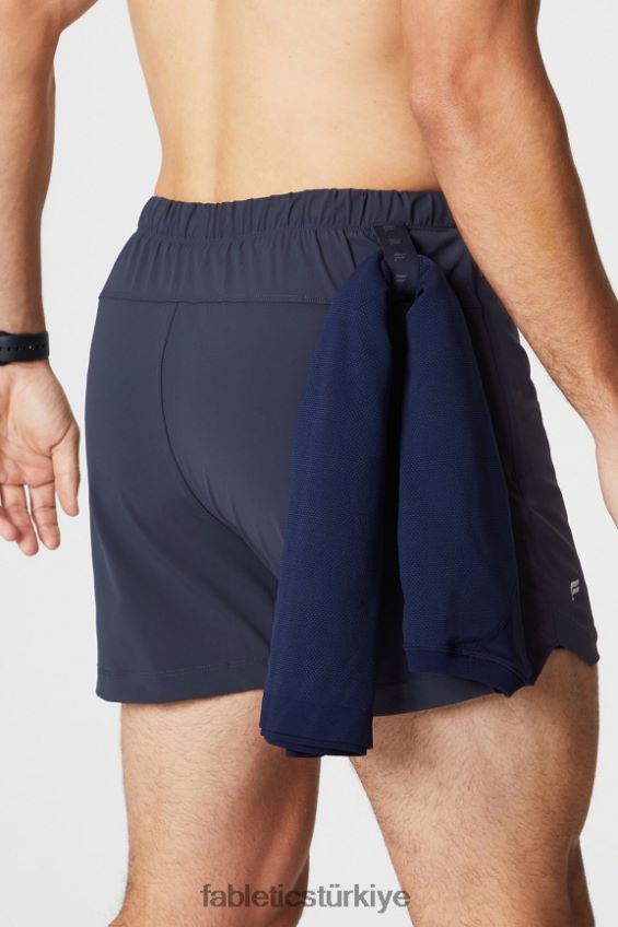 tr Fabletics erkekler kısa (çizgili) 162 klasik lacivert oval 40R06B3294