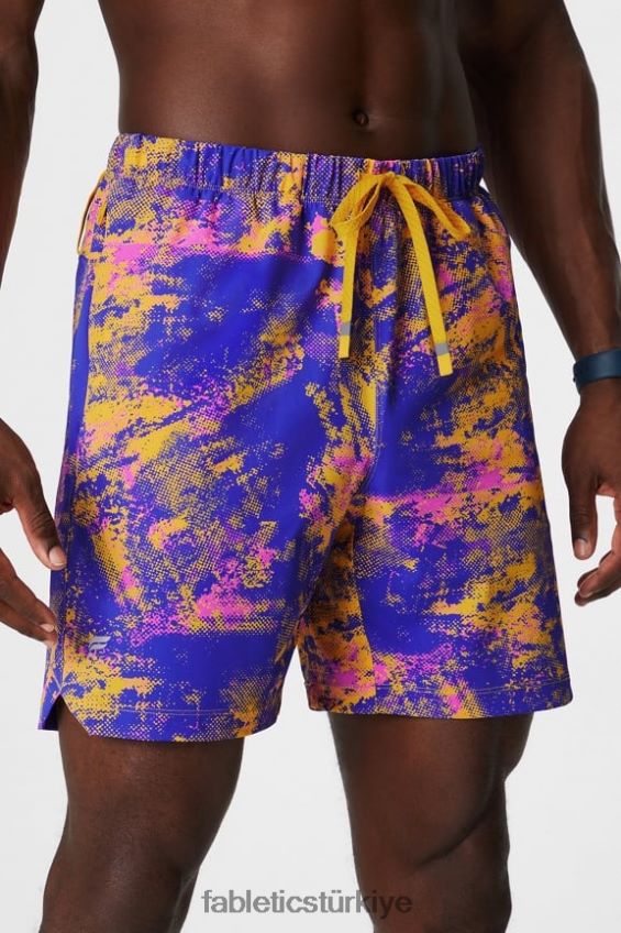 tr Fabletics erkekler kısa olan 151 gün batımı sarı ortam gürültüsü 40R06B3229