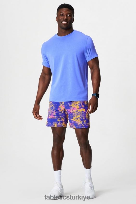 tr Fabletics erkekler kısa olan 151 gün batımı sarı ortam gürültüsü 40R06B3229
