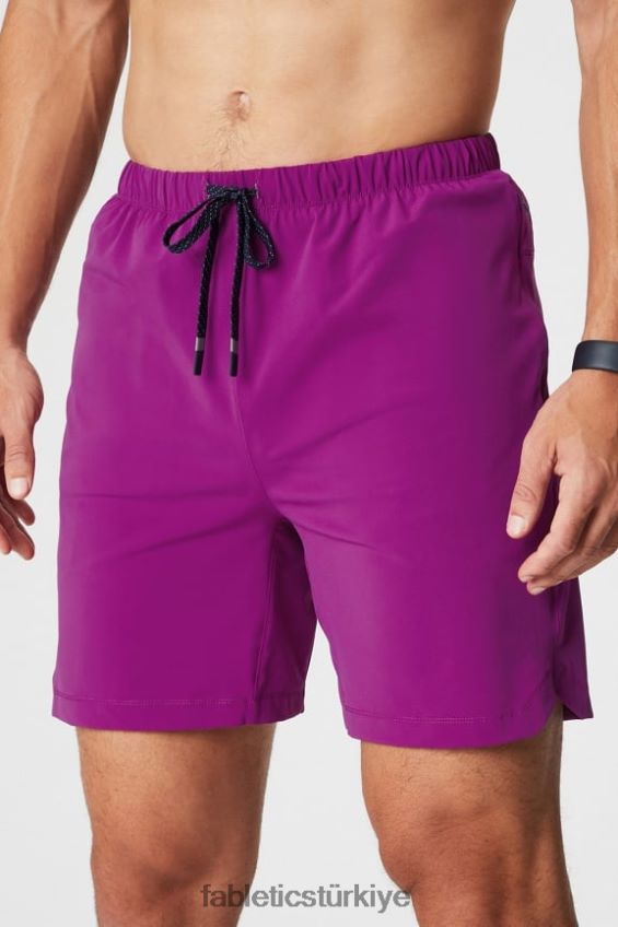 tr Fabletics erkekler kısa olan 151 patlıcan 40R06B3228