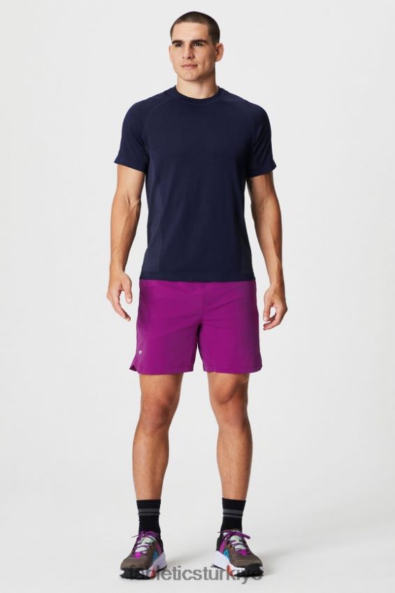 tr Fabletics erkekler kısa olan 151 patlıcan 40R06B3228