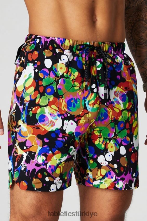 tr Fabletics erkekler kısa olan 151 siyah sürekli değişen 40R06B3231