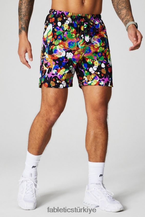 tr Fabletics erkekler kısa olan 151 siyah sürekli değişen 40R06B3231