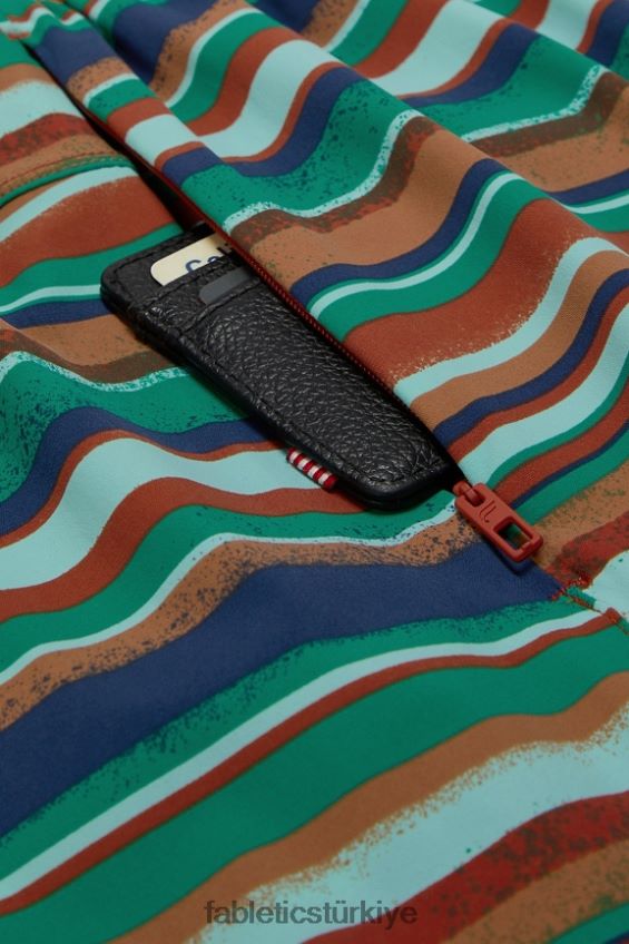 tr Fabletics erkekler kısa olan 153 demir toprak çimenli şerit 40R06B3241