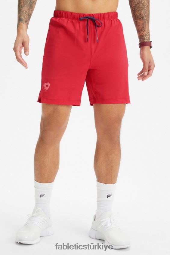 tr Fabletics erkekler kısa olan 155 klasik kiraz şeker kalp 40R06B3248