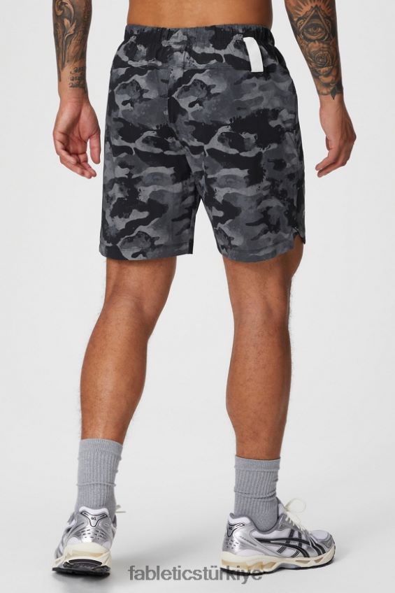 tr Fabletics erkekler kısa olan 156 siyah kamuflaj 40R06B3253
