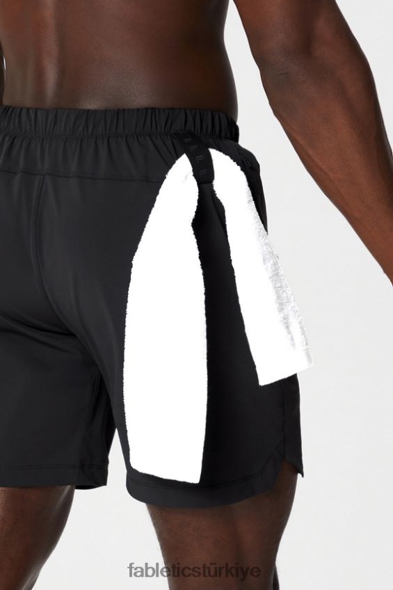 tr Fabletics erkekler kısa olan 166 siyah yüzmek 40R06B3367