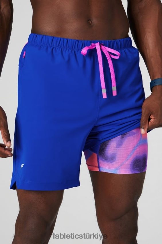 tr Fabletics erkekler kısa olan (çizgili) 139 celeste/passion yaz çılgınlığı 40R06B3169