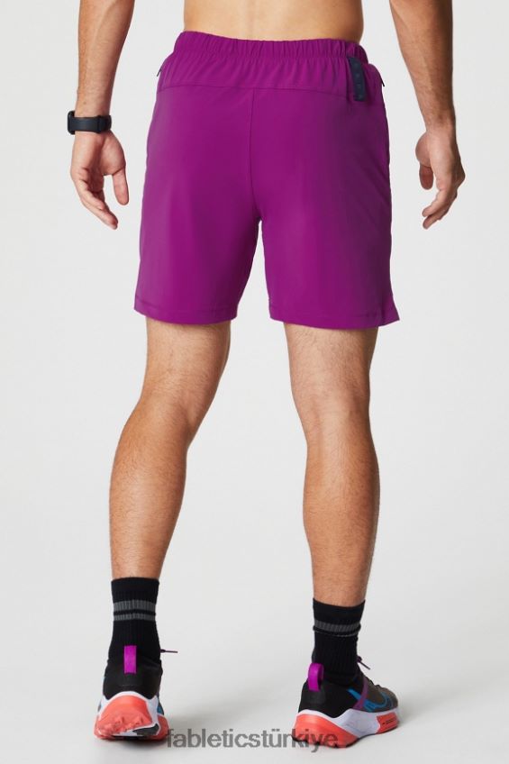 tr Fabletics erkekler kısa olan (çizgili) 139 patlıcan 40R06B3170